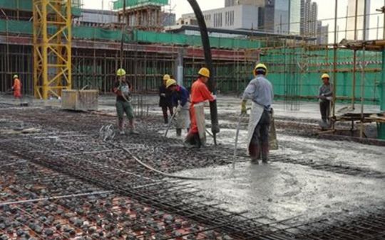 深圳市首個再生塊體混凝土應用項目——深圳灣創(chuàng)新科技中心再生塊體混凝土樓板成功澆筑